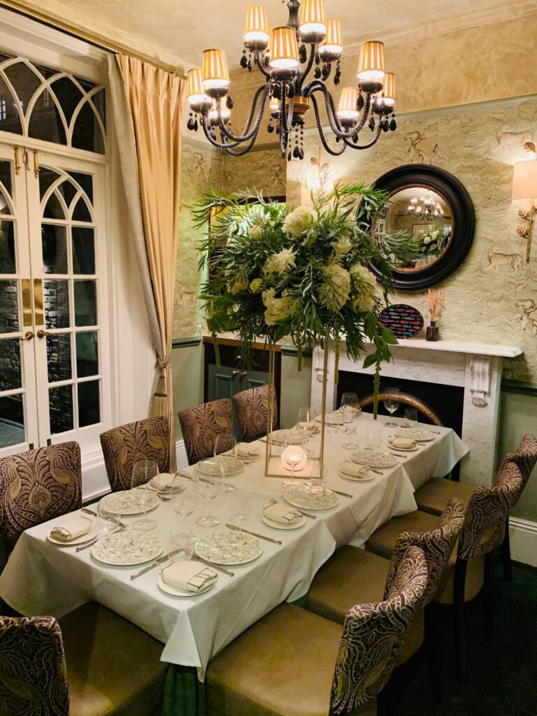 Private Dining in Chelsea London. Best Indian restaurant